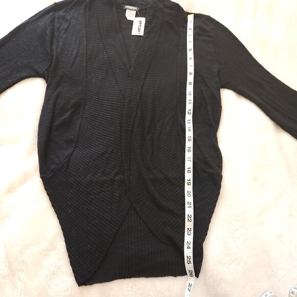 NWT Gabriel New York Black Lightweight Cardigan Women's Size S - Picture 11 of 11